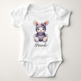 Body Para Bebê Cute Knitted Baby Bunny