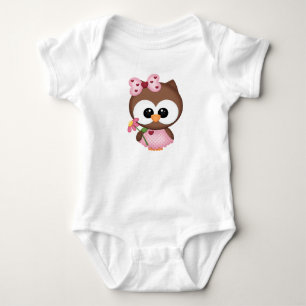 BODY PARA BEBÊ CUTE LIL OWL