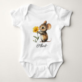 Body Para Bebê Cute Little Mouse