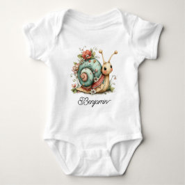 Body Para Bebê Cute Little Snail
