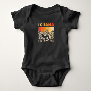 Body Para Bebê Cute Lizard Iguana Reptil Gift Iguana