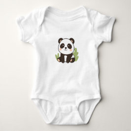 Body Para Bebê Cute Panda Baby Jersey