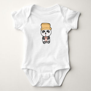 Body Para Bebê Cute Panda Boba Kawai