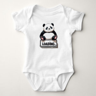 Body Para Bebê Cute Panda Carregando Bebê Roupa