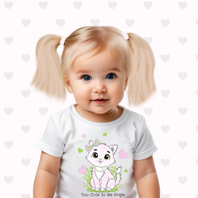 Body Para Bebê Cute pink cat (Criador carregado)