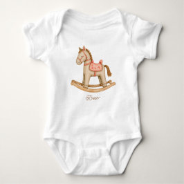 Body Para Bebê Cute Rocking Horse
