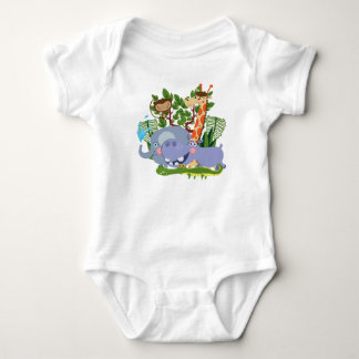 Body Para Bebê Cute Safari