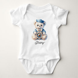 Body Para Bebê Cute Sailor Teddy Bear