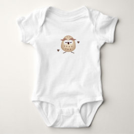 Body Para Bebê Cute Sleeping Owl 
