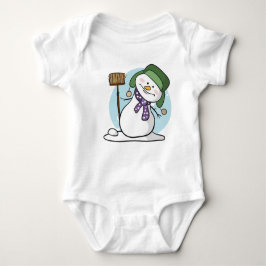 Body Para Bebê Cute Snowman Baby Bodydress