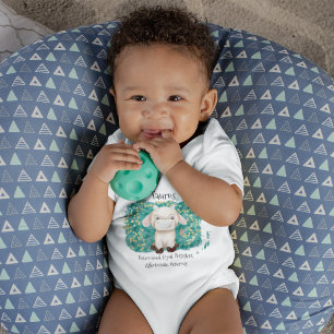 Body Para Bebê Cute Taurus Bull Watercolor Zodiac