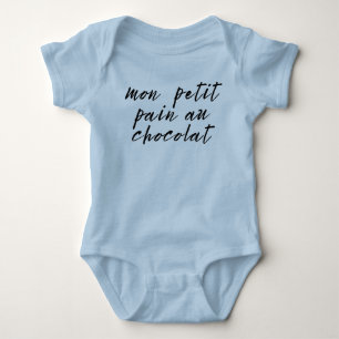 Body Para Bebê Cute Termo Francês de Afeto