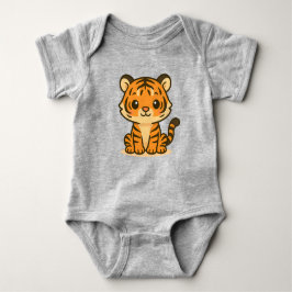 Body Para Bebê Cute Tiger Baby Bodysuit