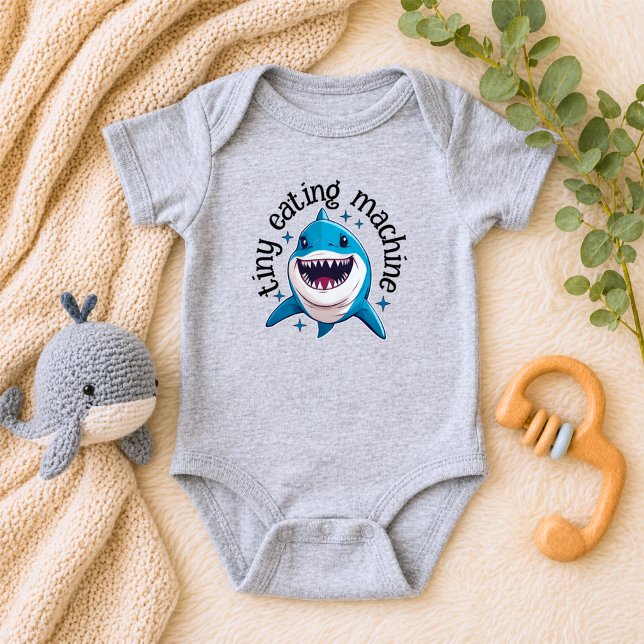 Body Para Bebê Cute Tiny Eating Machine Shark (Criador carregado)