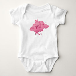 Body Para Bebê Cute Watercolor Cloud Baby Girl