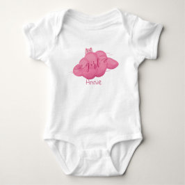Body Para Bebê Cute Watercolor Cloud Baby Girl