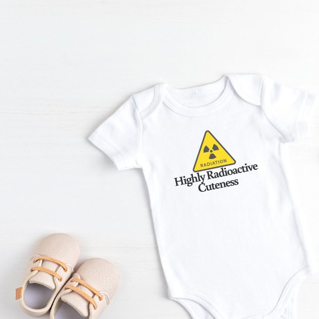Body Para Bebê Cuteneza Altamente Radioativa (Highly Radioactive Cuteness Baby Bodysuit)