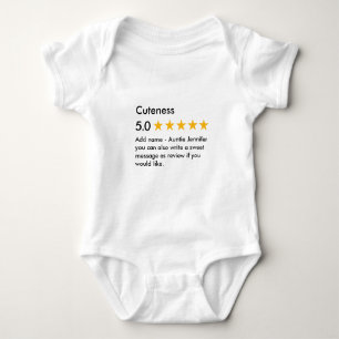Body Para Bebê Cuteza 5 Estrelas