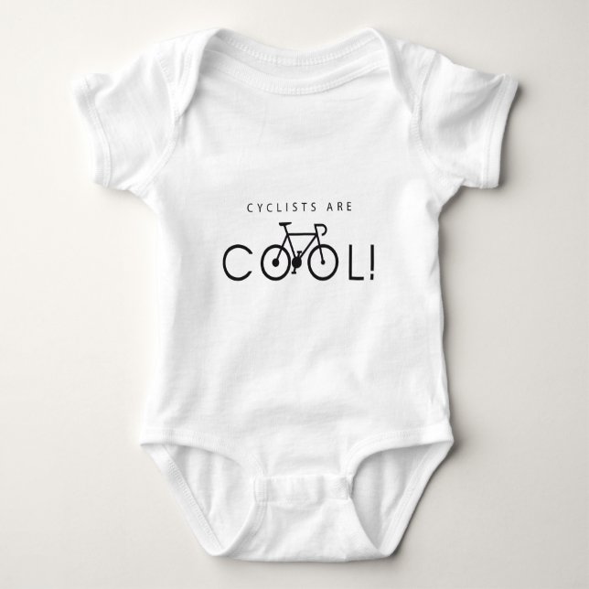 Body Para Bebê Cycling Biking Bicycle is genial (Frente)