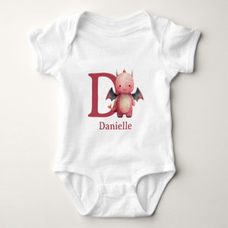 Body Para Bebê D é para Dragão Personalizar