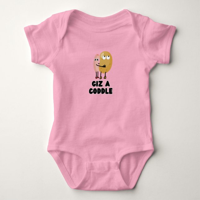 Body Para Bebê Dá um Coddle - Bebé  - Humor Irlandês (Frente)