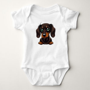 Body Para Bebê Dachshund Pup's Playtime