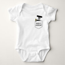 Daddy's Assistant, chiropractic baby, chiro tee,
