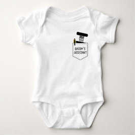 Body Para Bebê Daddy's Assistant, chiropractic baby, chiro tee, 