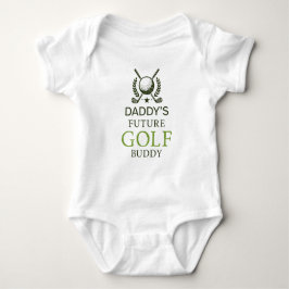Body Para Bebê Daddy's Future Golf Buddy Cute Golfing