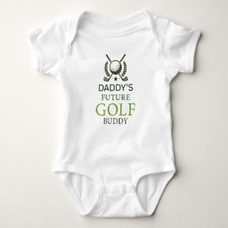 Body Para Bebê Daddy's Future Golf Buddy Cute Golfing
