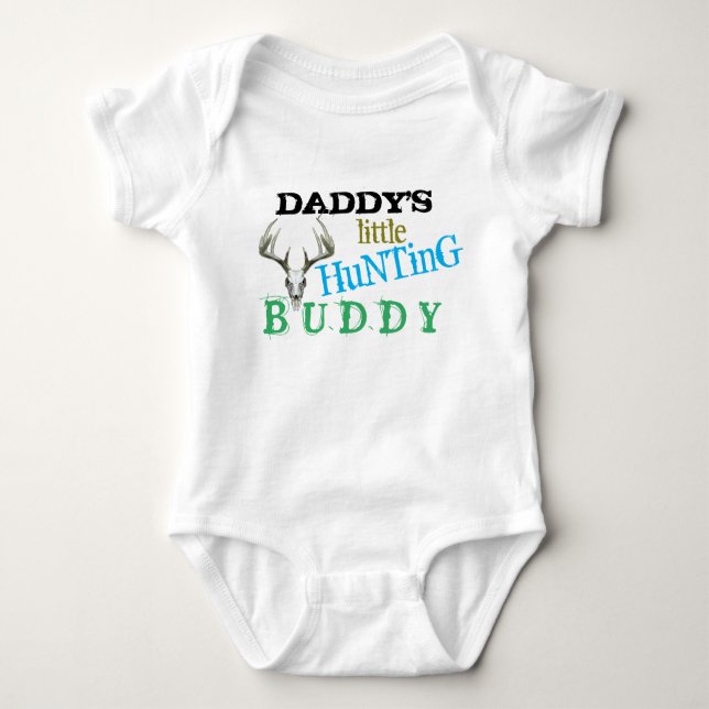 Body Para Bebê Daddys Hunting Buddy (Frente)