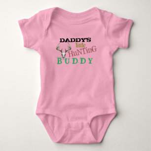 Body Para Bebê Daddys Hunting Buddy
