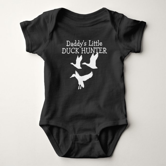 Body Para Bebê Daddys Little Duck Hunter Baby Bodycase (Frente)