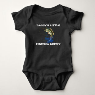 Body Para Bebê Daddys Little Fisheries Buddy Bodydress