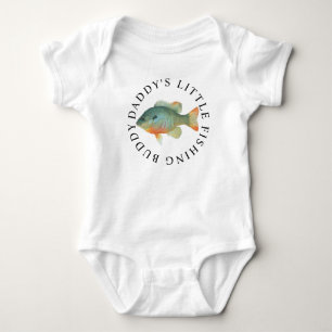 Body Para Bebê Daddys Little Fisheries Buddy Bodydress