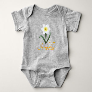 Body Para Bebê Daffodils