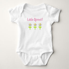 Body Para Bebê Daisy 3D 'Little Sprout' -