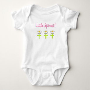 Body Para Bebê Daisy 3D 'Little Sprout' -