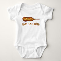Dallas Kid TX Texas Corndog Corn Dog Mostard