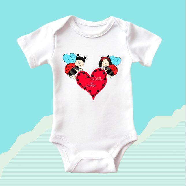 Body Para Bebê Damybugs de coração (Criador carregado)