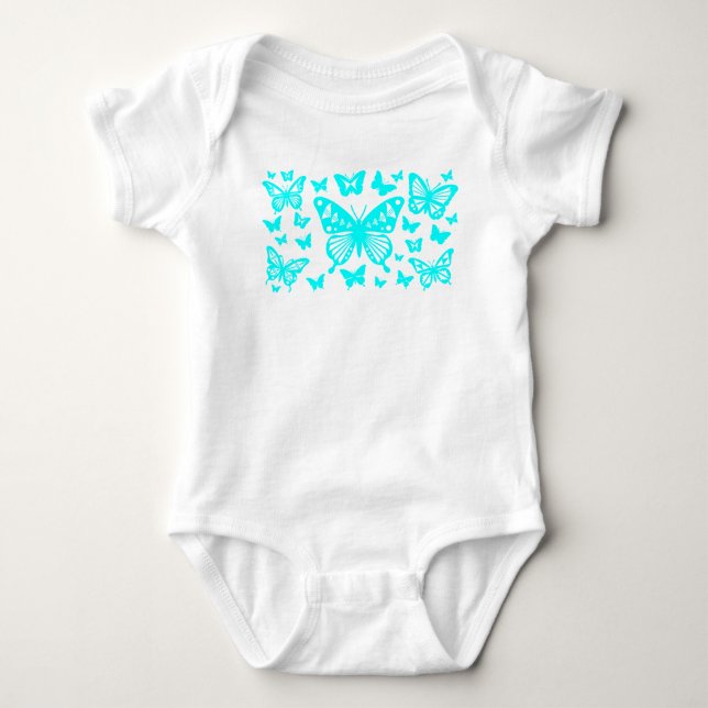 Body Para Bebê Dança de borboleta nativa (Frente)