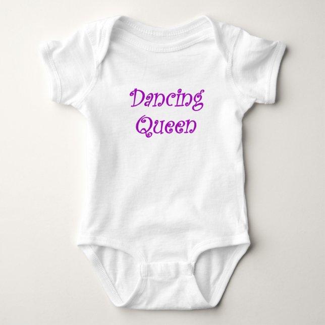 Body Para Bebê Dancing Queen (Frente)