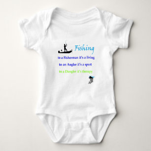 Body Para Bebê dangler da pesca