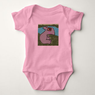 Body Para Bebê Darla Hipopótamo 🦛