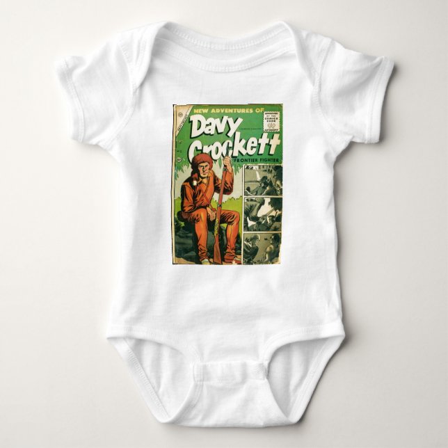 Body Para Bebê Davy Crockett (Frente)