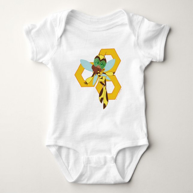 Body Para Bebê DC Super Hero Girls Bumble Bee (Frente)