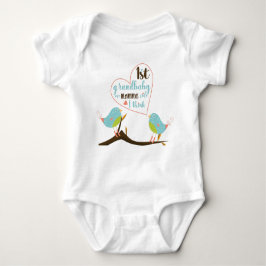 Body Para Bebê De "Bodysuit do bebê primeiro Grandbaby" de dois