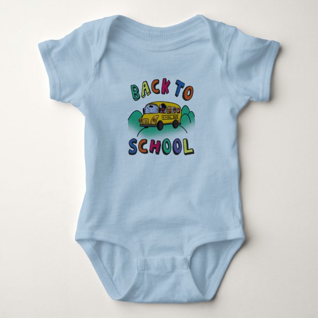 Body Para Bebê De volta à escola (Frente)