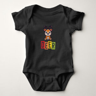 Body Para Bebê Deer Blk