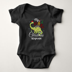 Body Para Bebê Deer É Minha Primeira Personalização De Natal